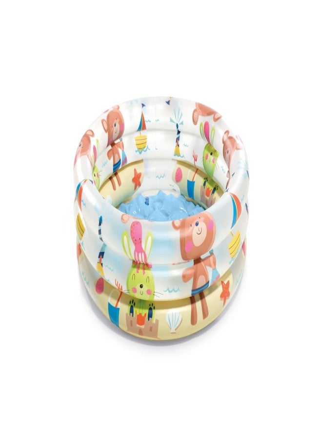 VWretails Inflatable Pools Multicolor for Bath and Swimming Provides Fun and Enjoyment with Pure Comfort and Entertainment to Children and Kids (2 FT Print) - Image 1